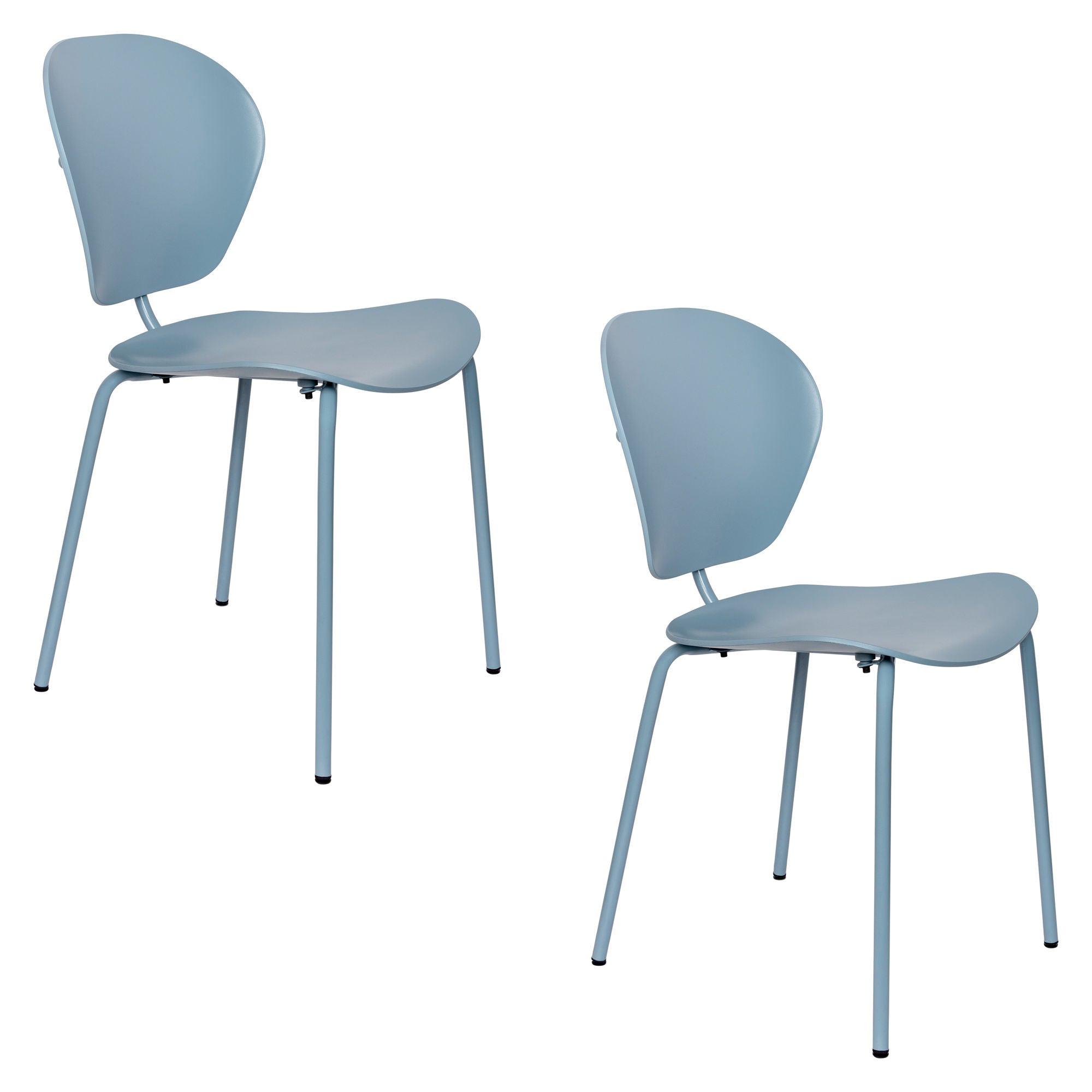 Zuiver Set of 2 The Ocean Ocean Blue Dining Chair
